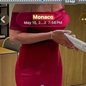 Black Halo EVE Laurel Berman Red Gown Size 8